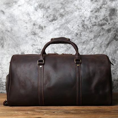 Men's  Leather Travel Bag