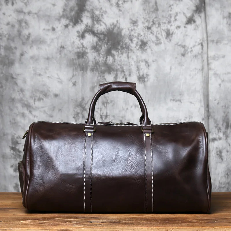 Men's  Leather Travel Bag