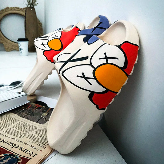 Luxury brand Slides  Quality Cartoon Shoes